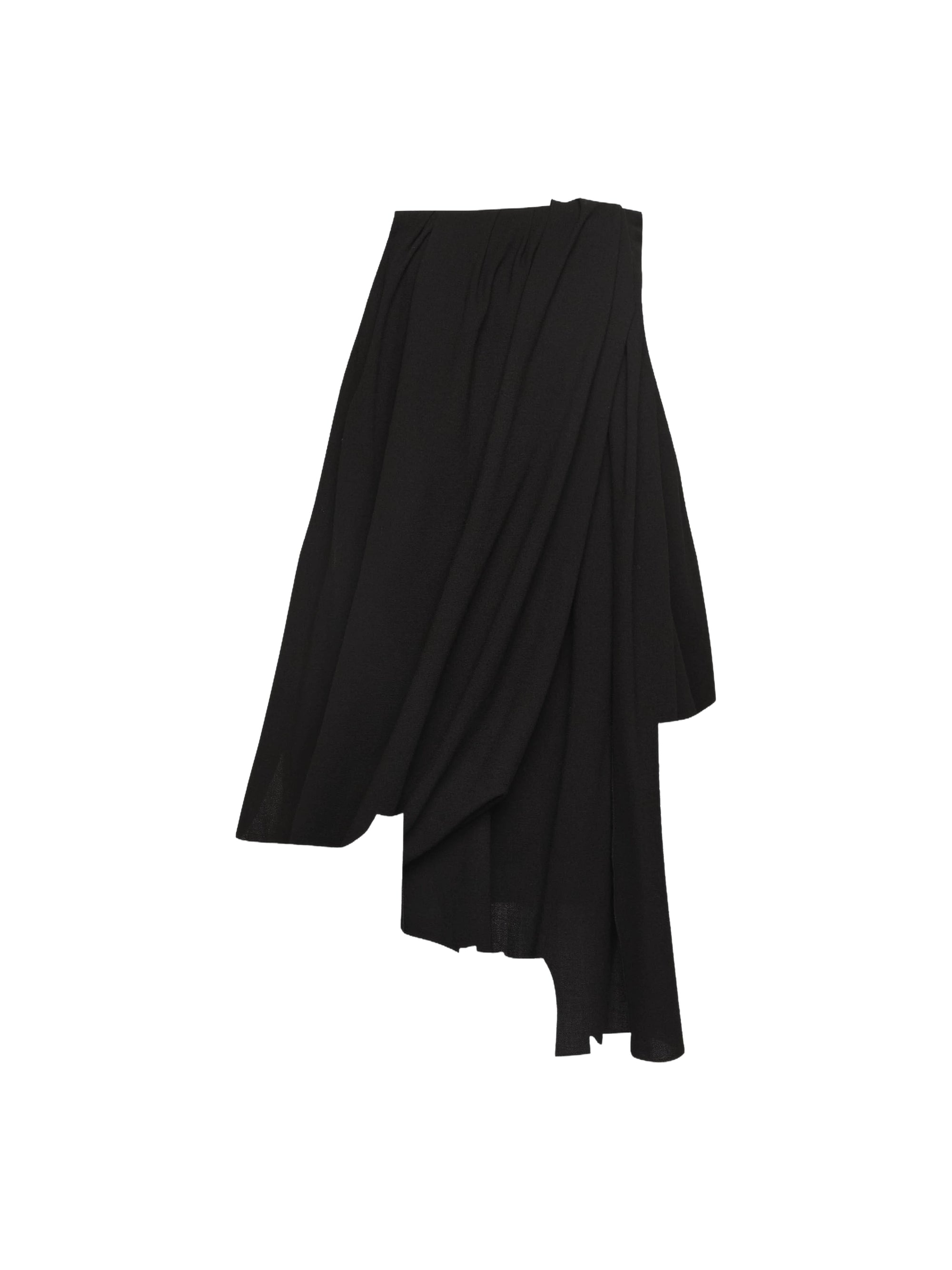 Robe Bustier Drapée - Black