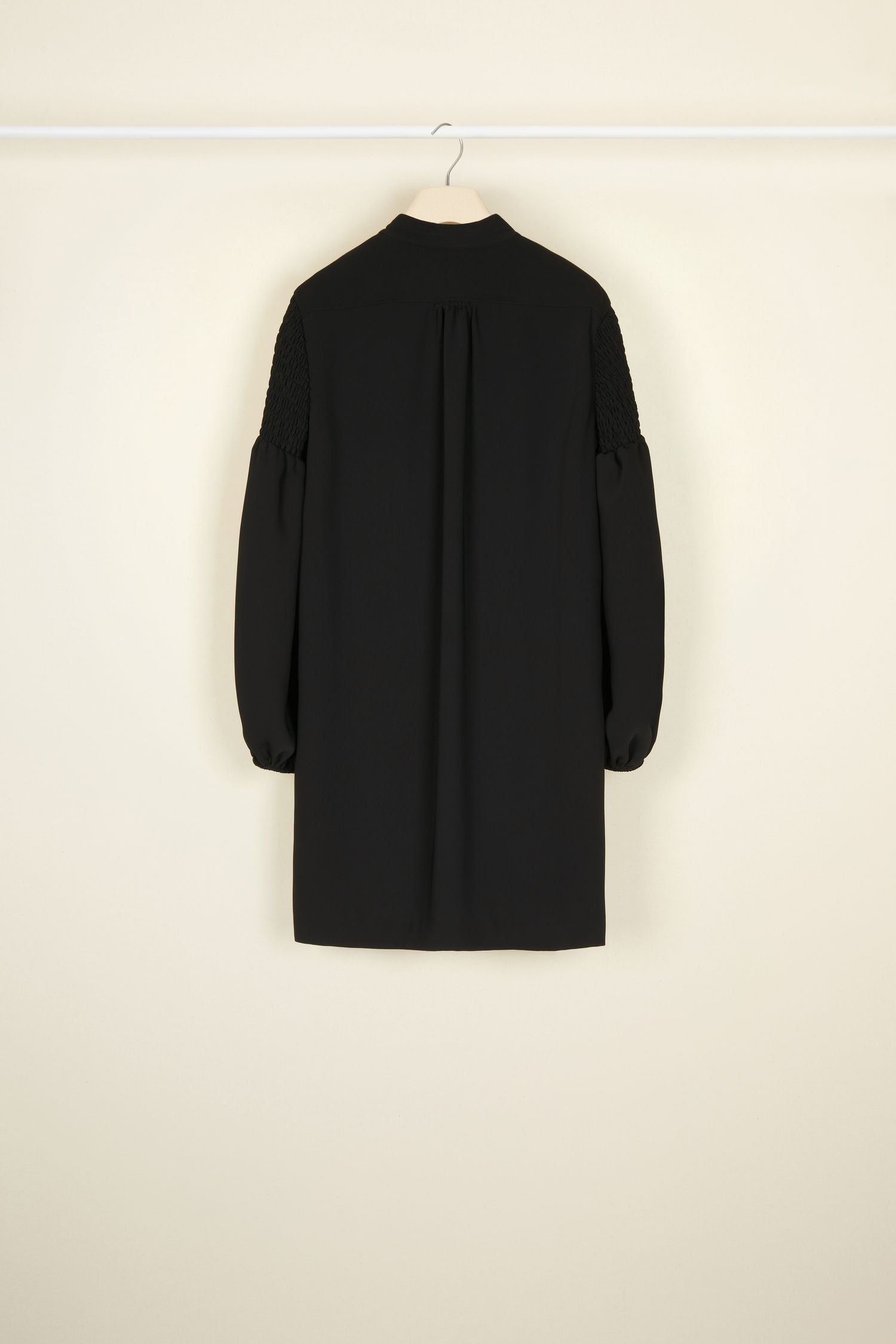 Robe à plastron en dentelle - Noir