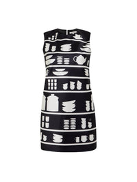 Robe courte fuselée - Black & White