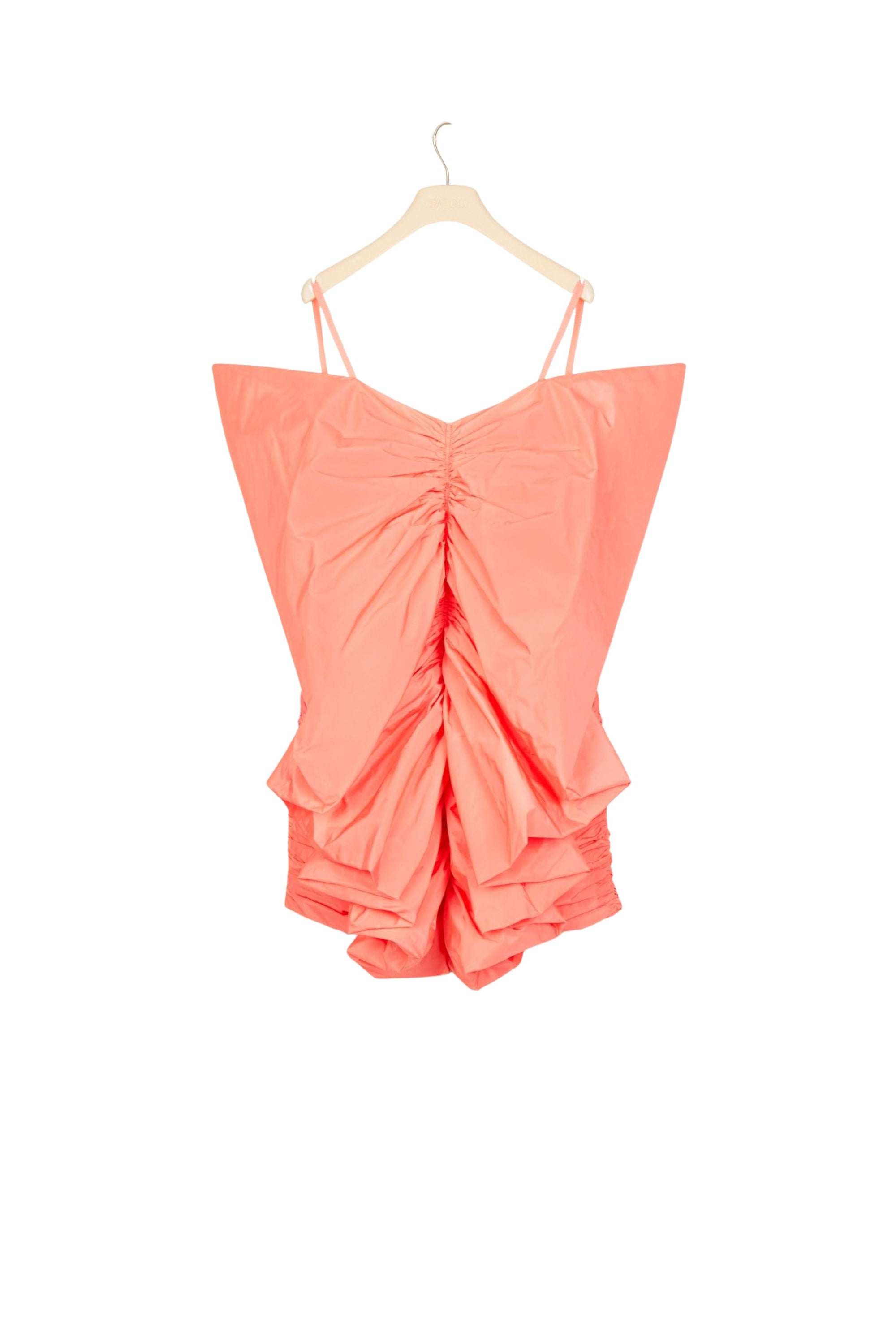 Robe papillon en faille - Mandarine