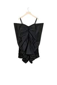 Robe papillon en faille - Noir