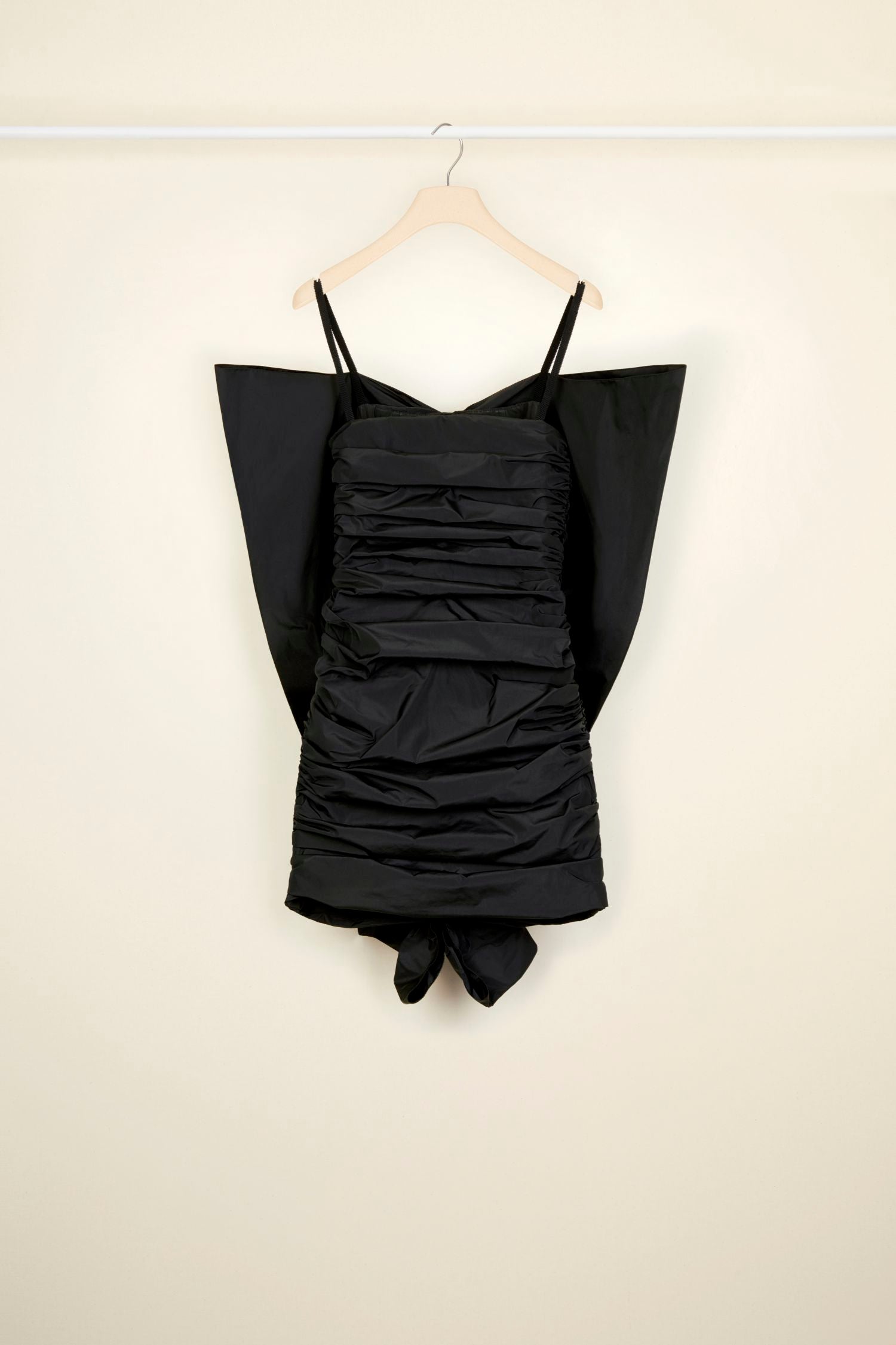 Robe papillon en faille - Noir