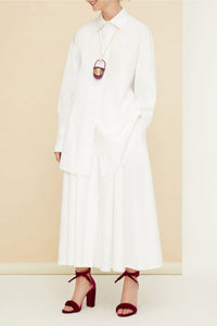 Robe chemise courte en coton - Rosebloom