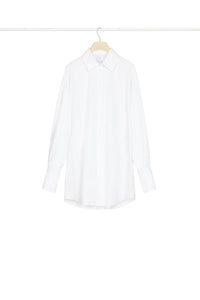 White / Robe Chemise courte en coton bio