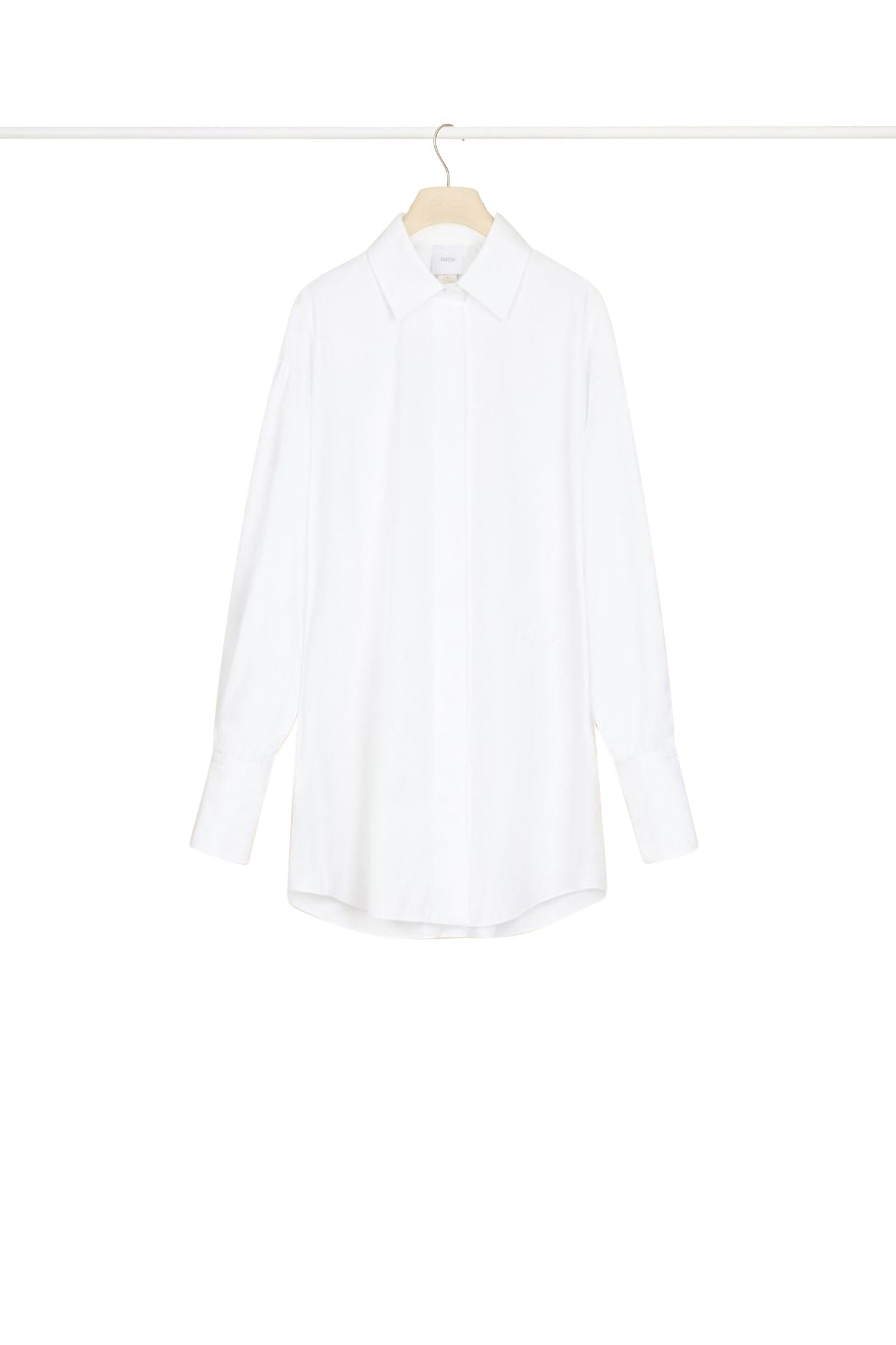 White / Robe Chemise courte en coton bio