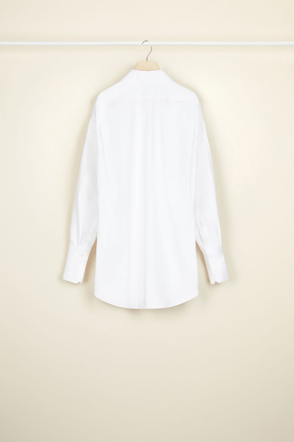 White / Robe Chemise courte en coton bio
