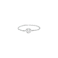 BAGUE  OR BLANC