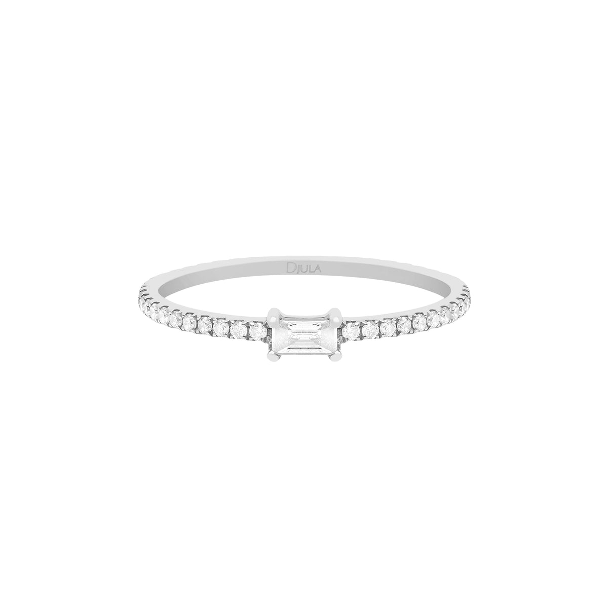PrixTroca:520€_VentesTroca:1_QtyTroca:1_ST:100%_Bague Mix And Match en Or blanc 18K sertie de diamants - Blanc