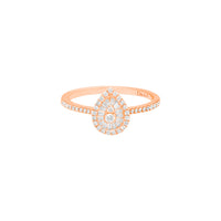BAGUE UNION OR ROSE