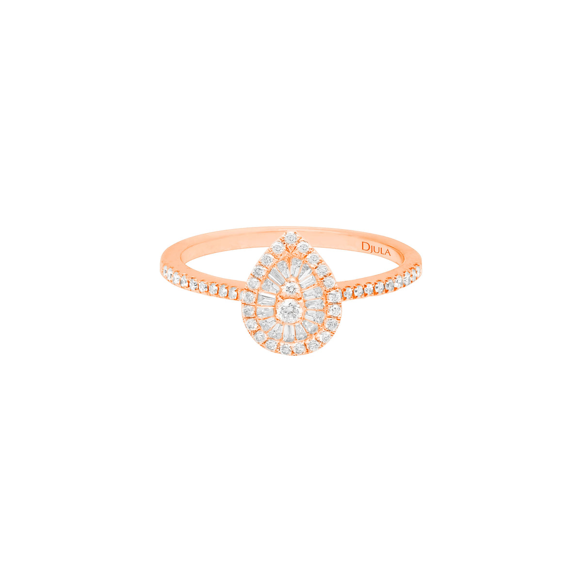 BAGUE UNION OR ROSE