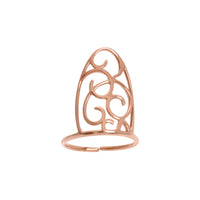 Bague de phallange en Or rose 18K - Rose