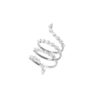 BAGUE  OR BLANC