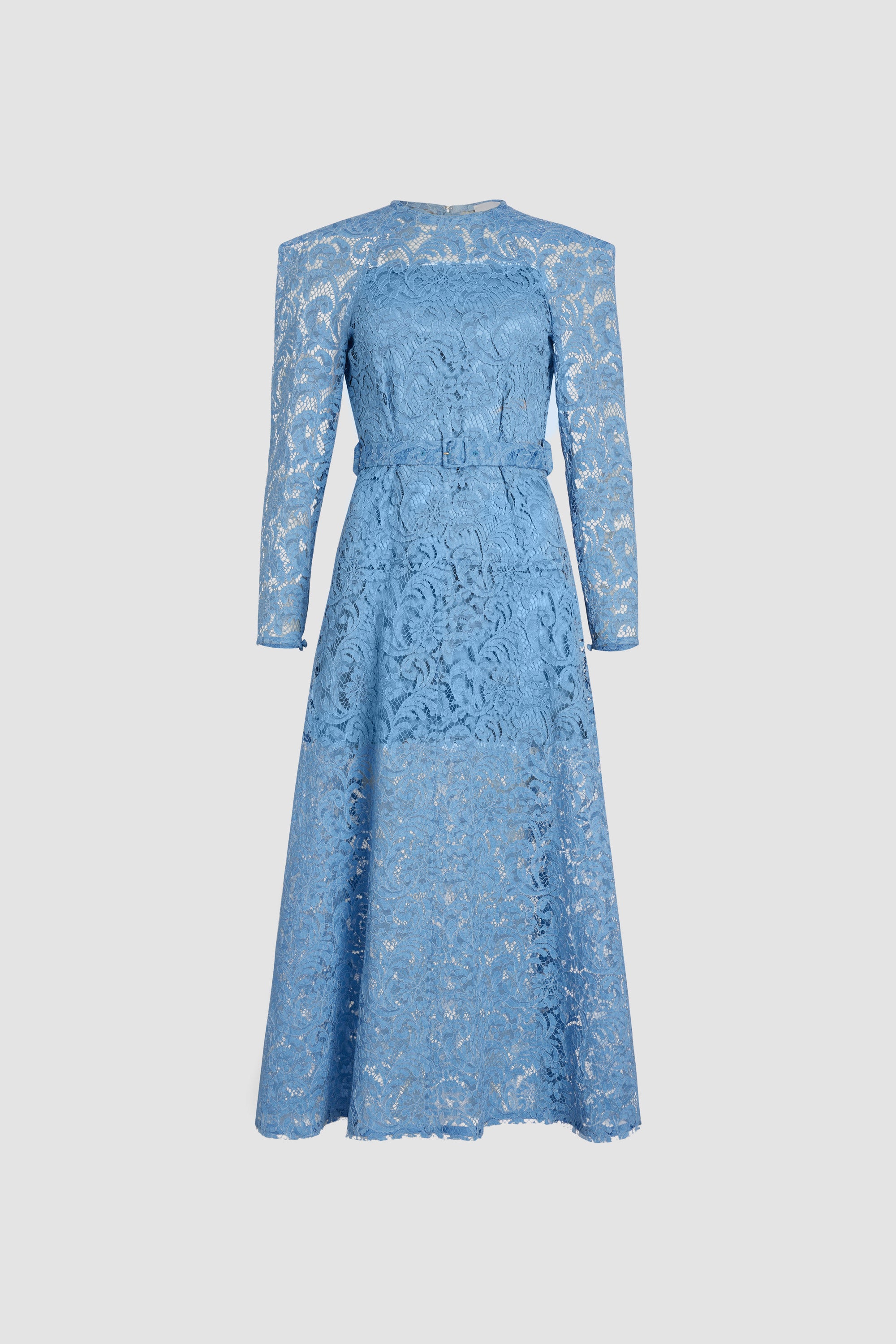Robe longue en dentelle de coton bio