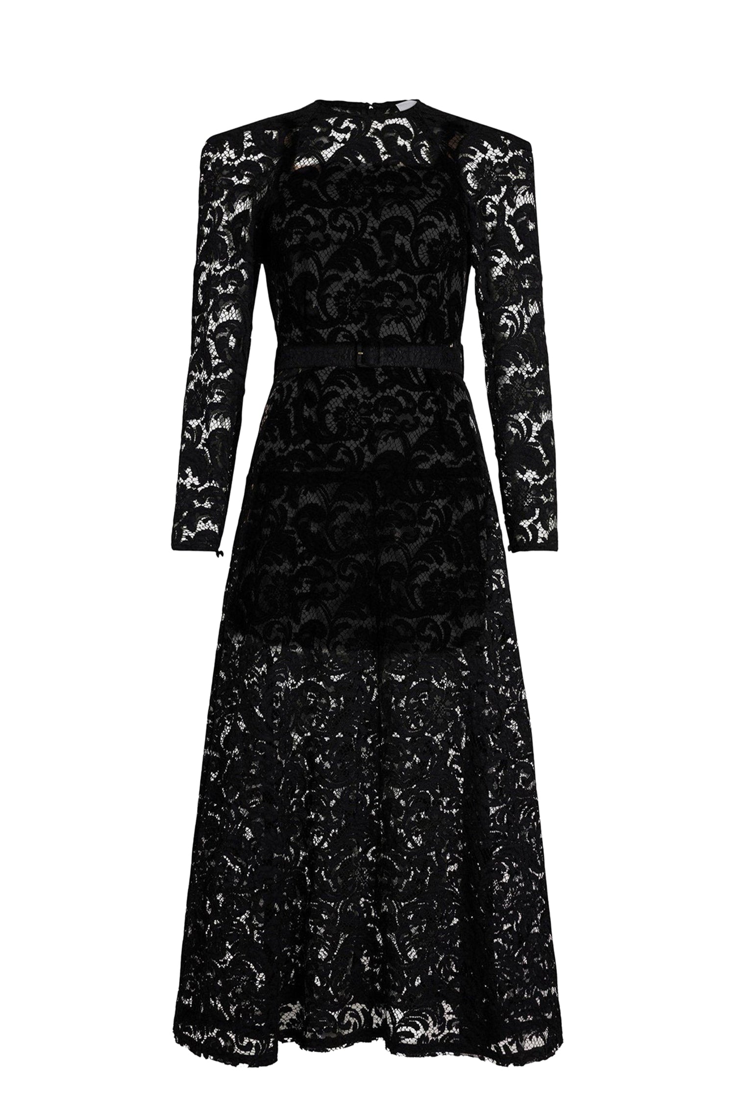 Lace maxi dress - Black