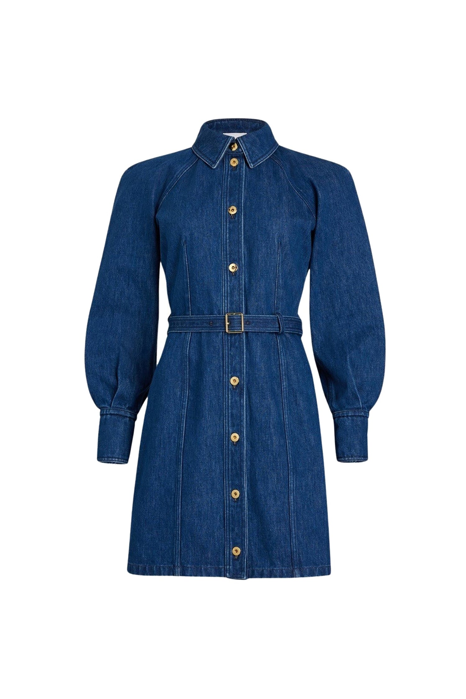 Stonewash / Robe courte en denim bio