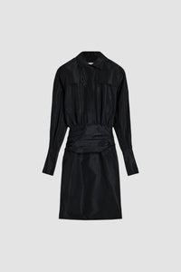 Robe safari en faille recyclée