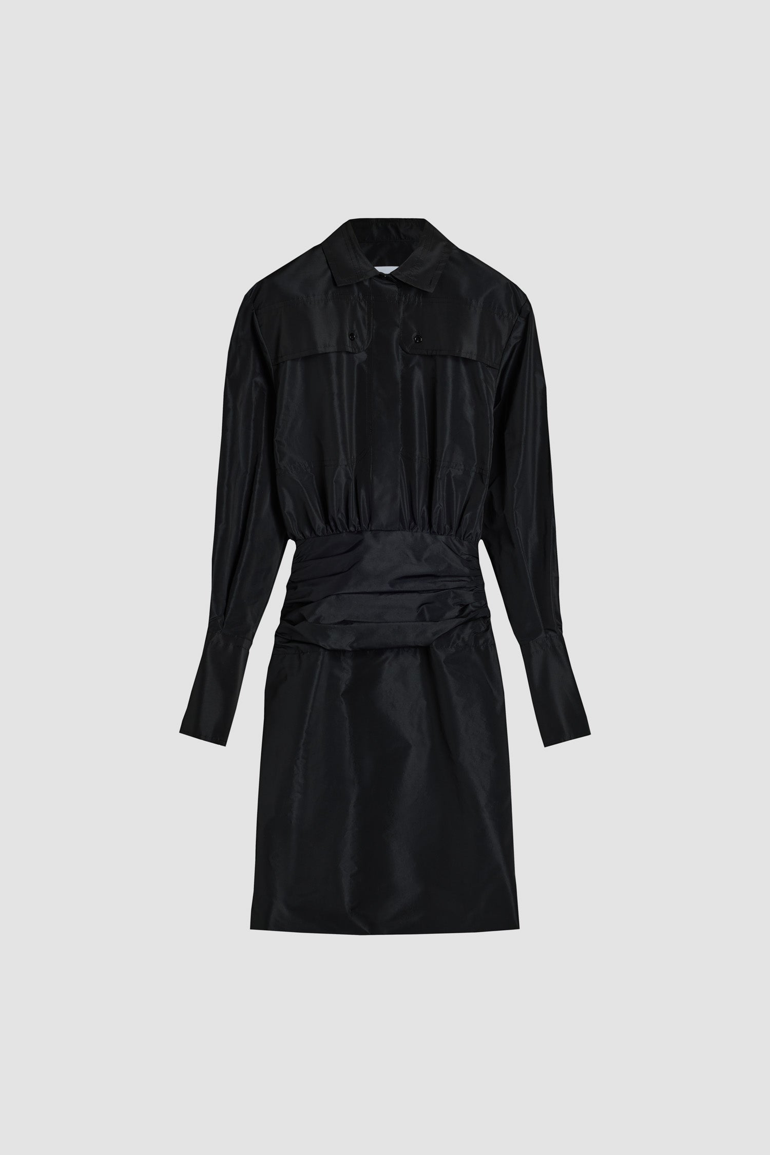 Robe safari en faille recyclée