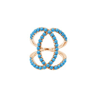 PrixTroca:520€_VentesTroca:0_QtyTroca:1_ST:0%_Bague en Or rose 18K & Corail - Bleu