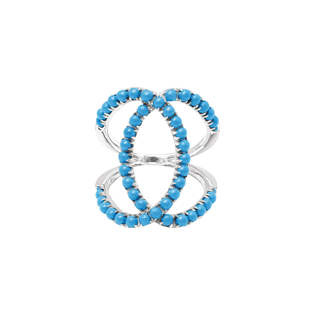 BAGUE PRECIEUSE OR BLANC