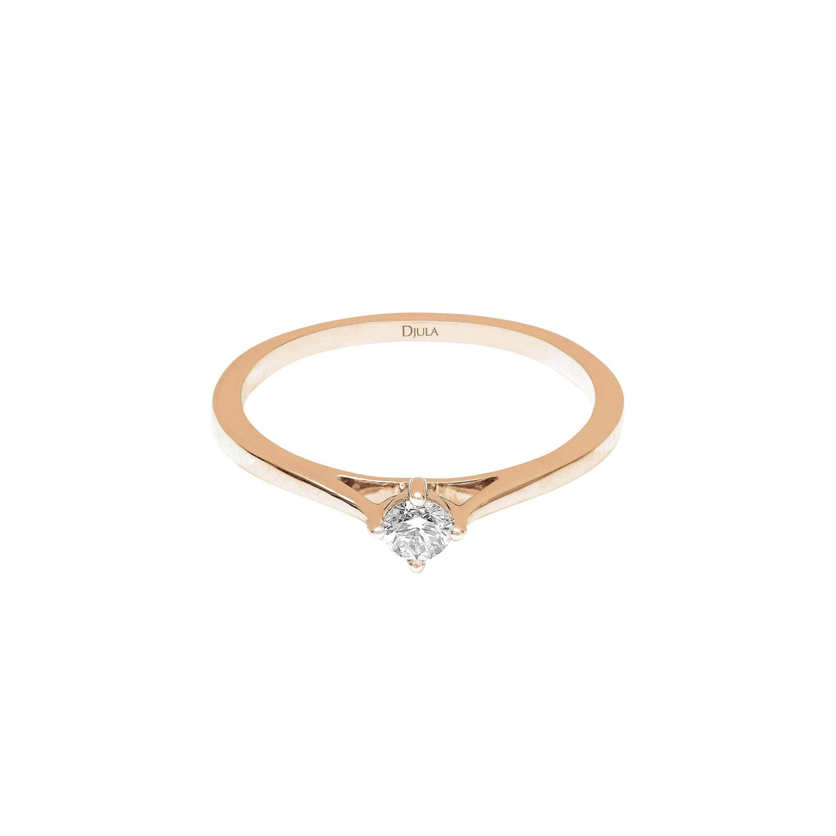 BAGUE  OR ROSE