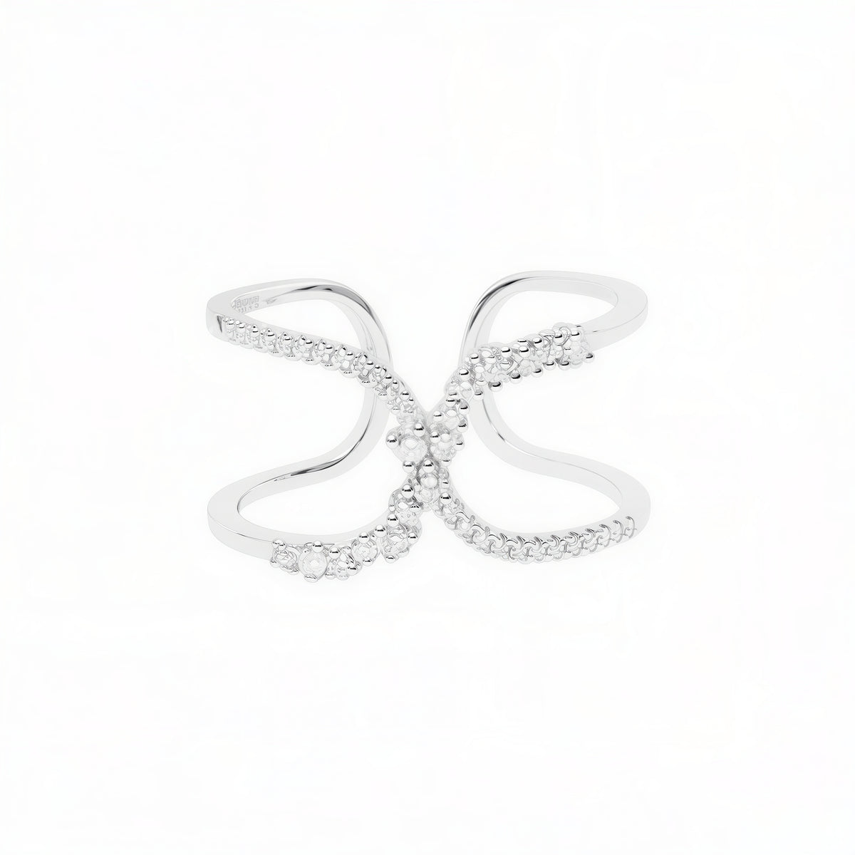 Bague Fairytale en Or blanc 18K sertie de diamants - Blanc