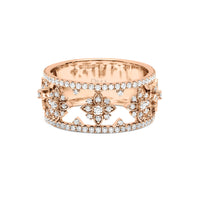BAGUE MARQUISE OR ROSE
