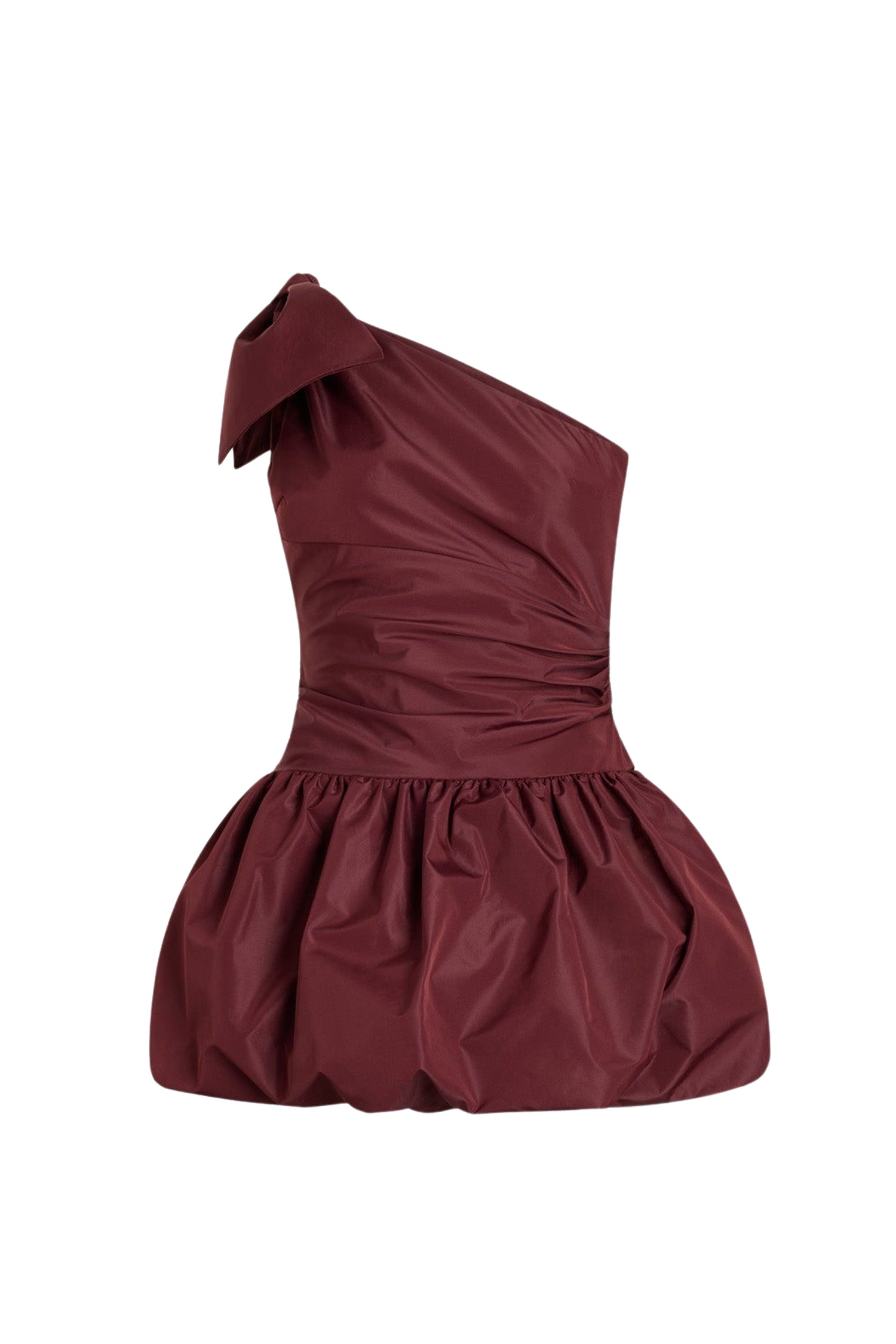 Vignola / Mini robe one shoulder avec noeud en polyester recyclé
