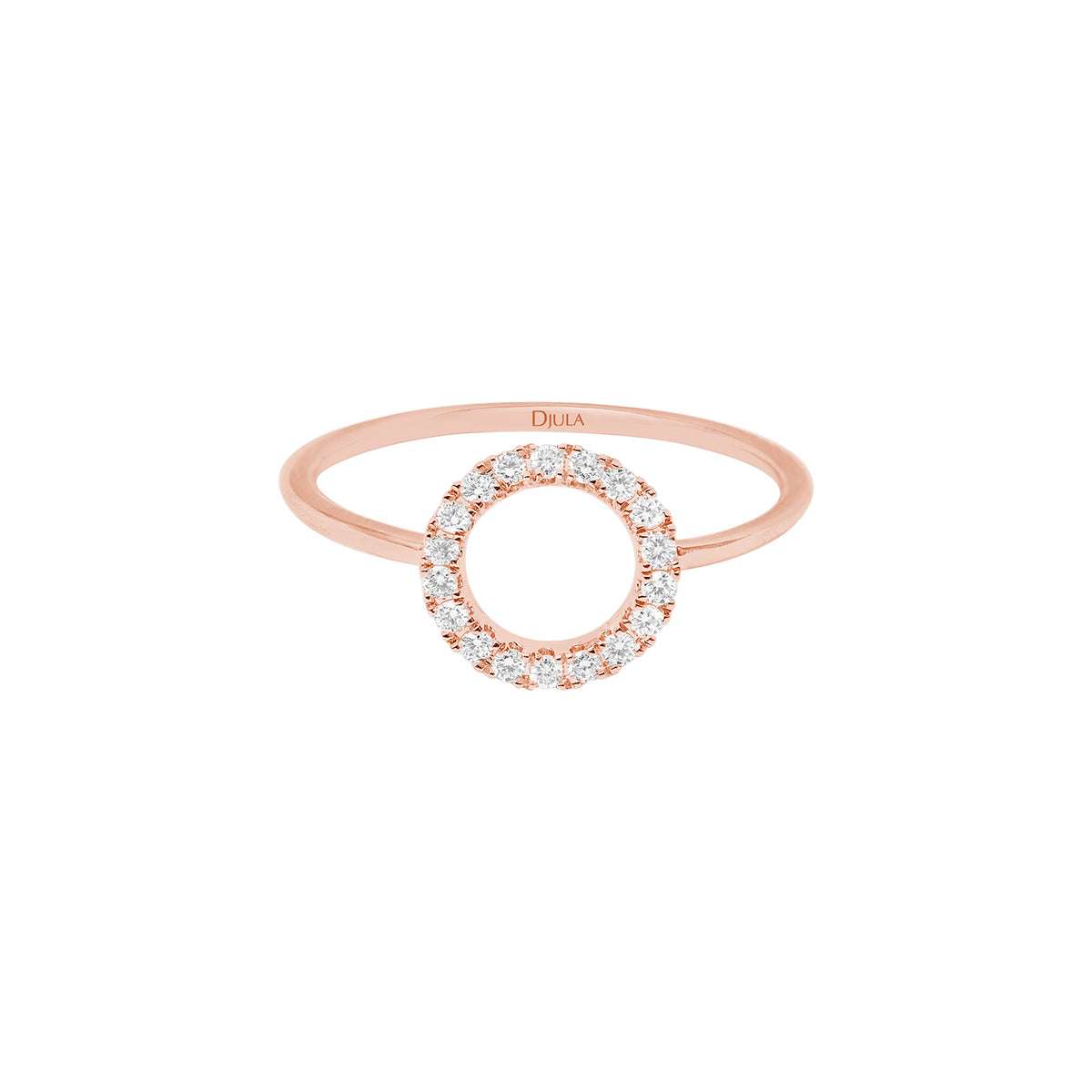 BAGUE  OR ROSE