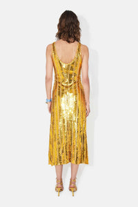 Robe midi Valletta à sequins - Honeycomb
