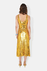 Burnished Valletta Dress -Honeycomb