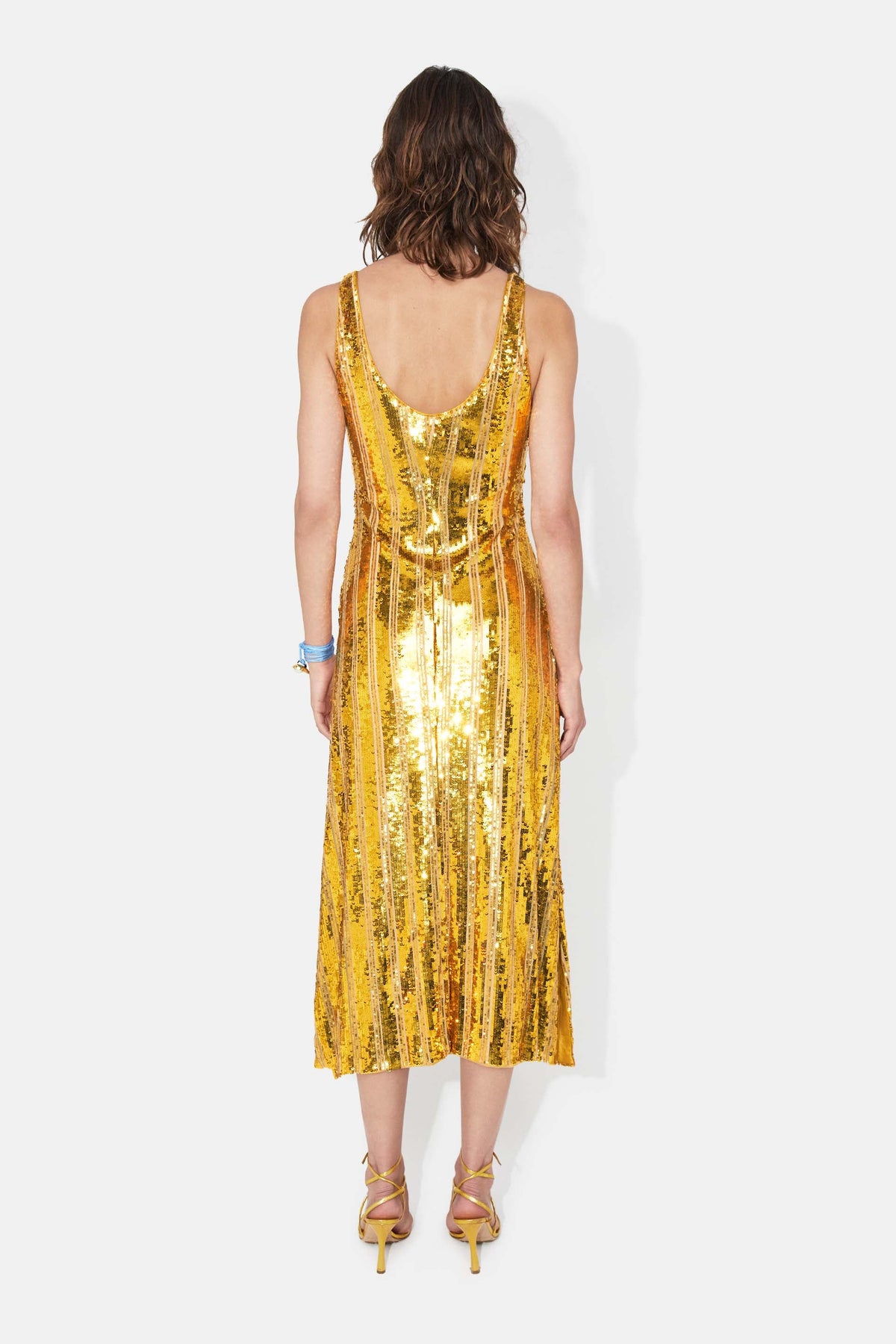 Burnished Valletta Dress -Honeycomb