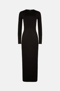 Robe longue Vega Globe Chain - Black
