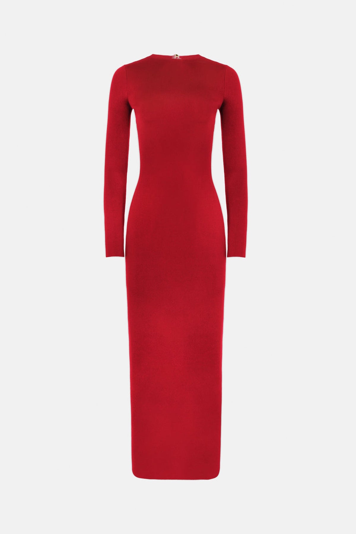 Robe longue Vega Globe Chain - Rouge Piaf