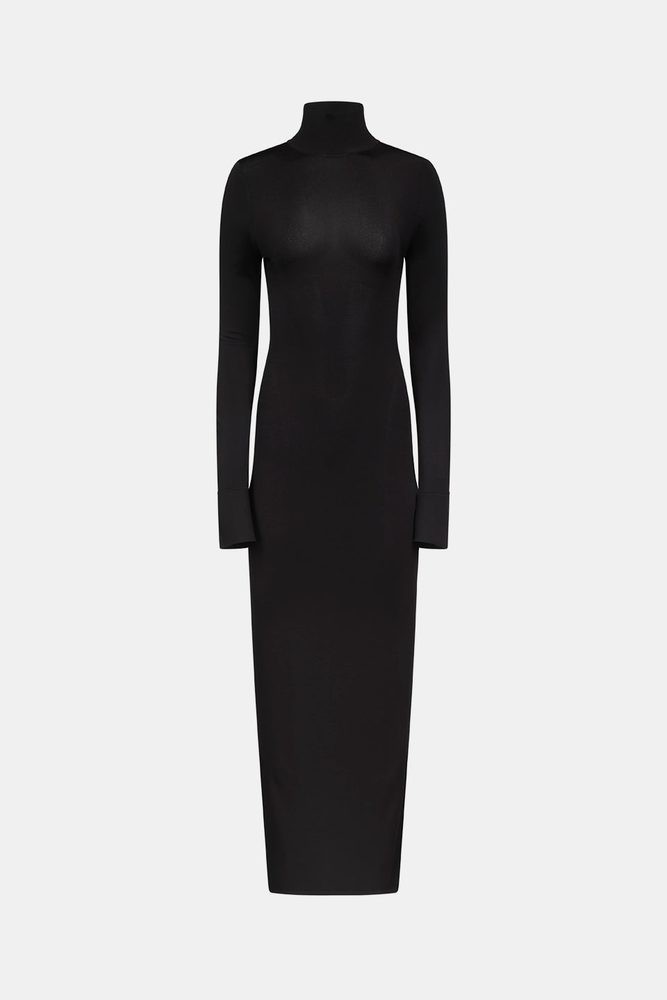 Robe Iris à col monant - Black