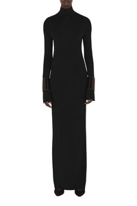 Robe Iris à col monant - Black