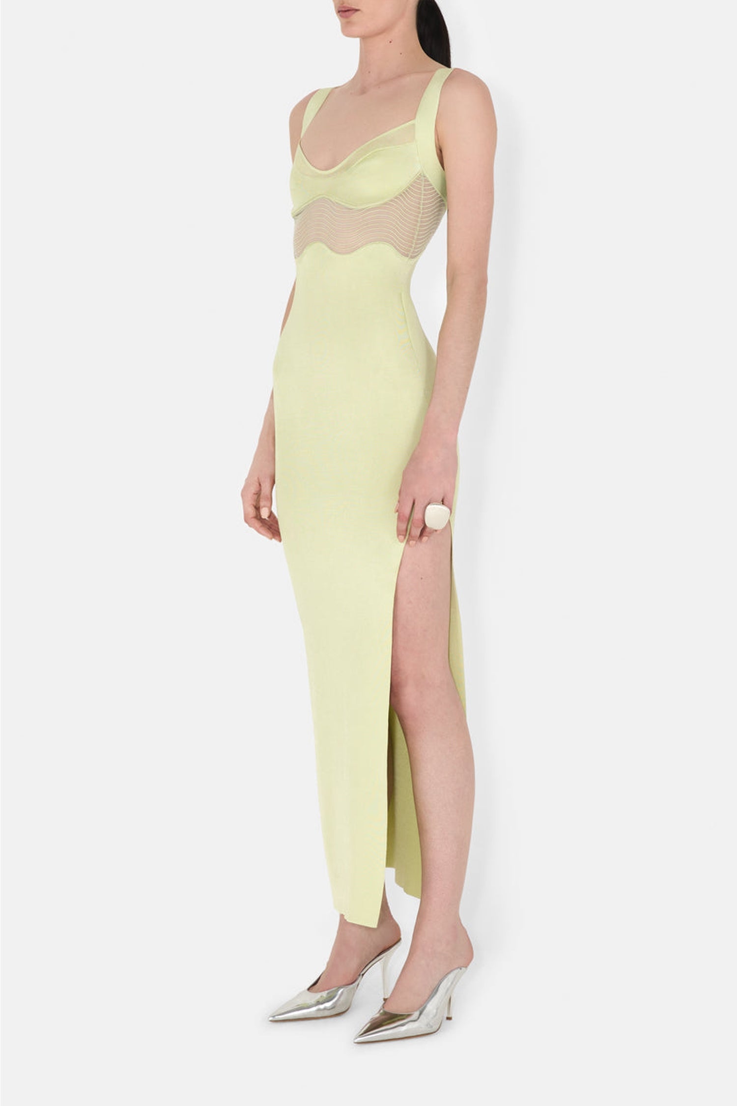 Robe Uma à fente - Apple