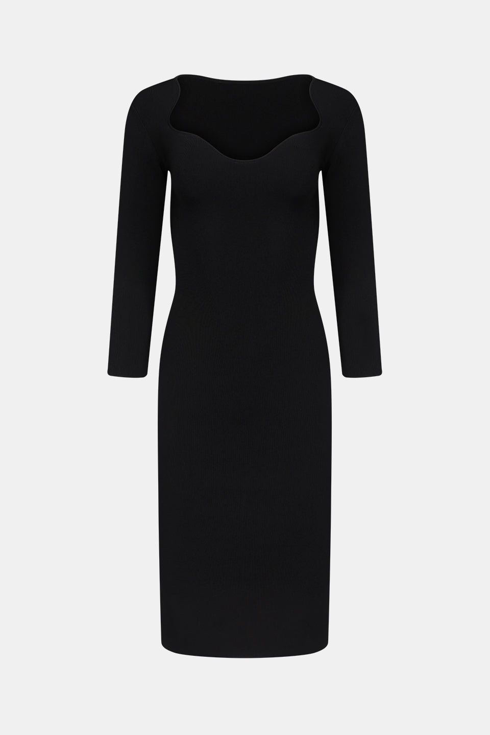 Robe Kaia en maille - Black