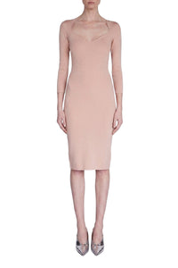 Kaia 3/4 sleeve dress - Blush