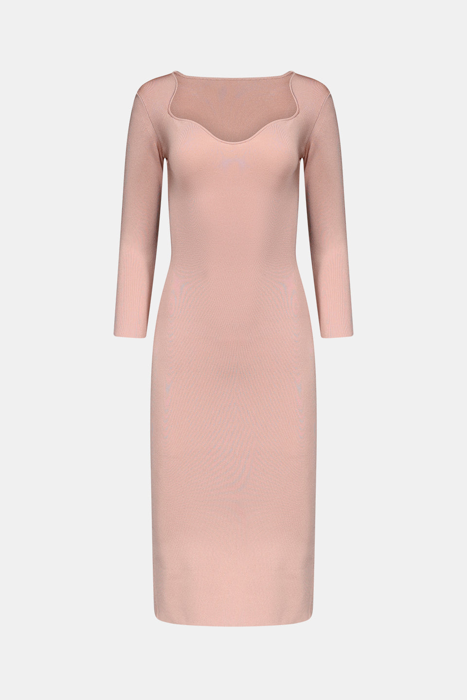 Robe Kaia à manches 3/4 - Blush