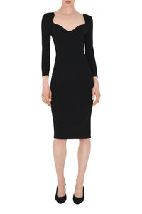 Robe Kaia en maille - Black