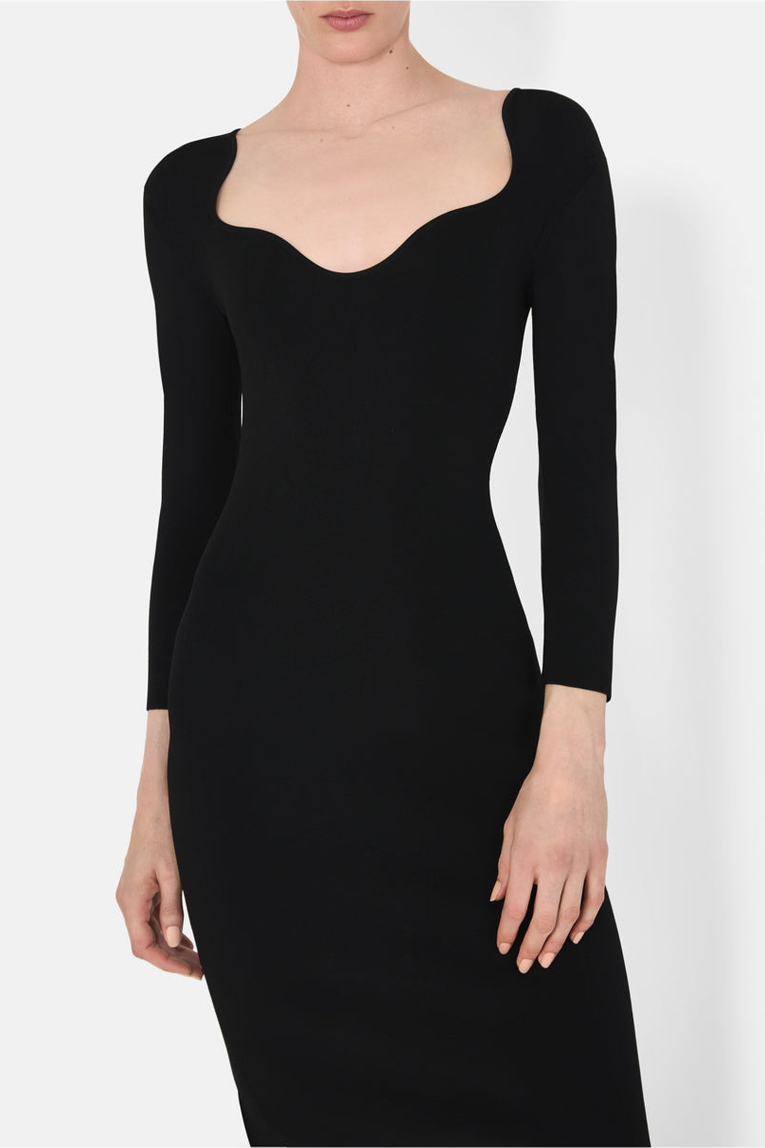 Robe Kaia en maille - Black