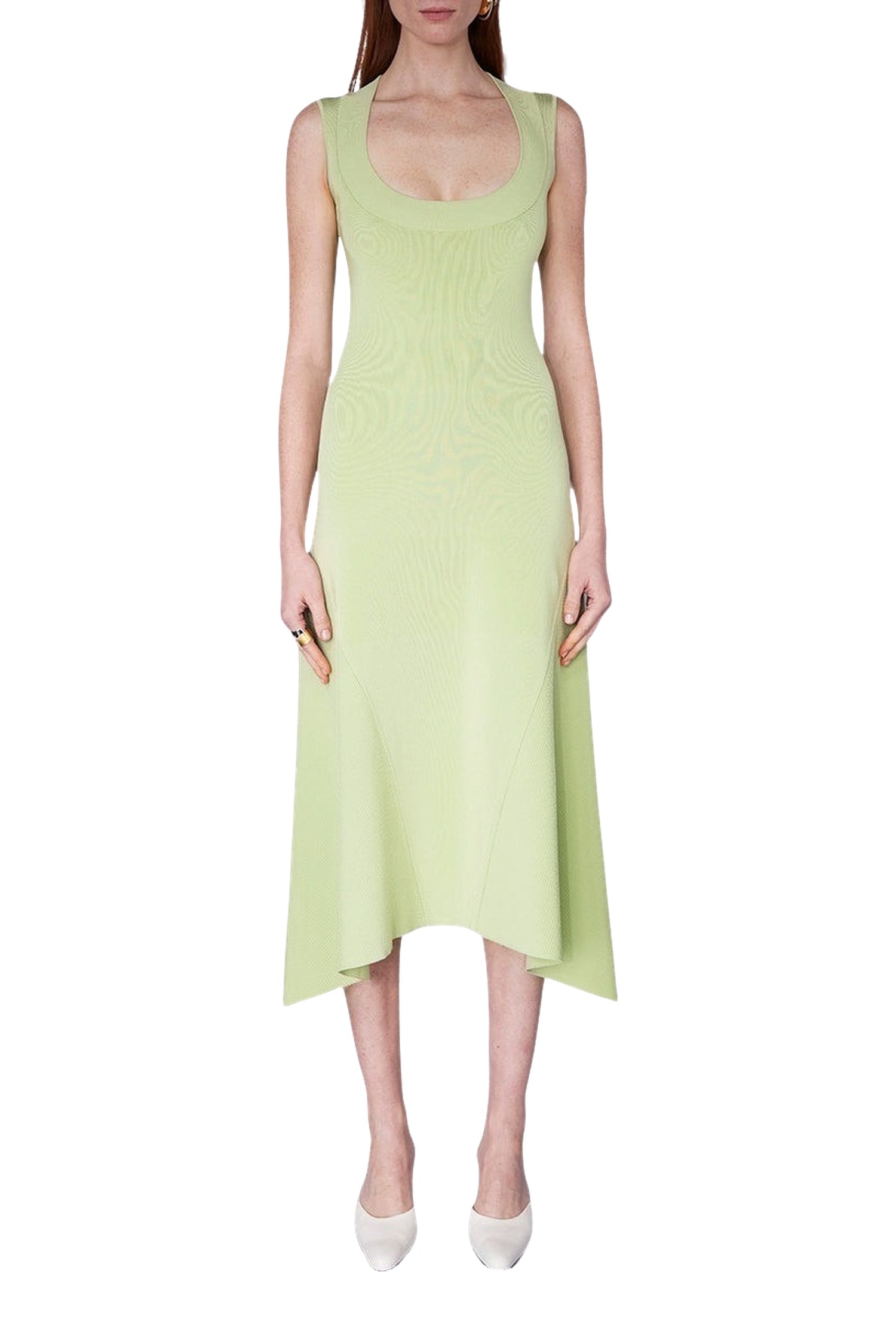 Robe Claudia à encolure ronde - Apple