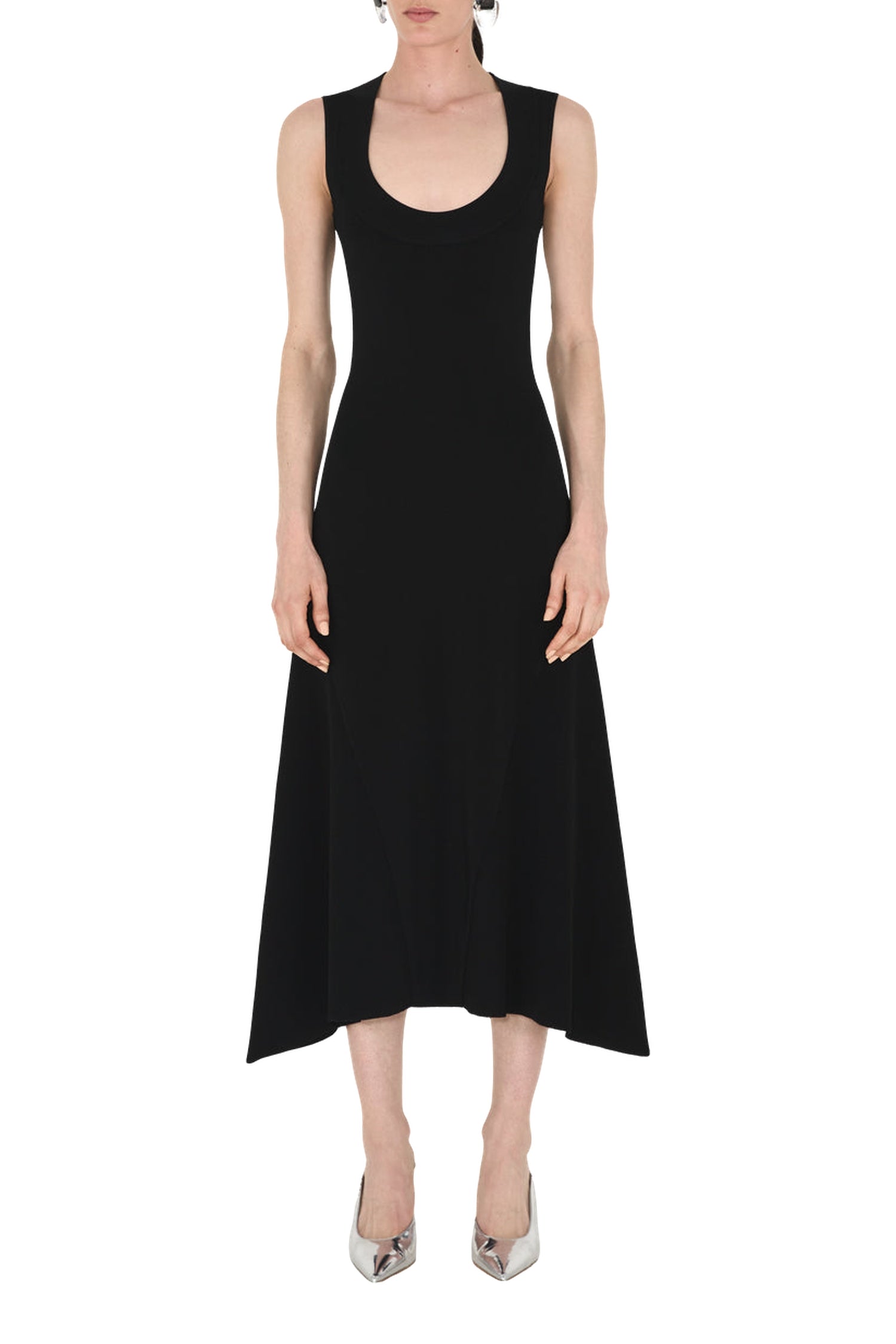 Robe Claudia à encolure ronde - Black