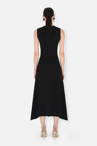 Robe Claudia à encolure ronde - Black