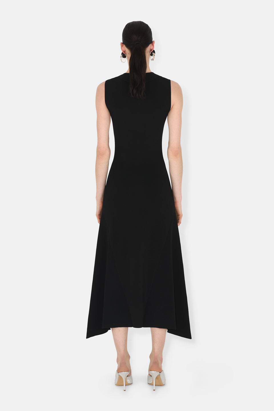 Robe Claudia à encolure ronde - Black