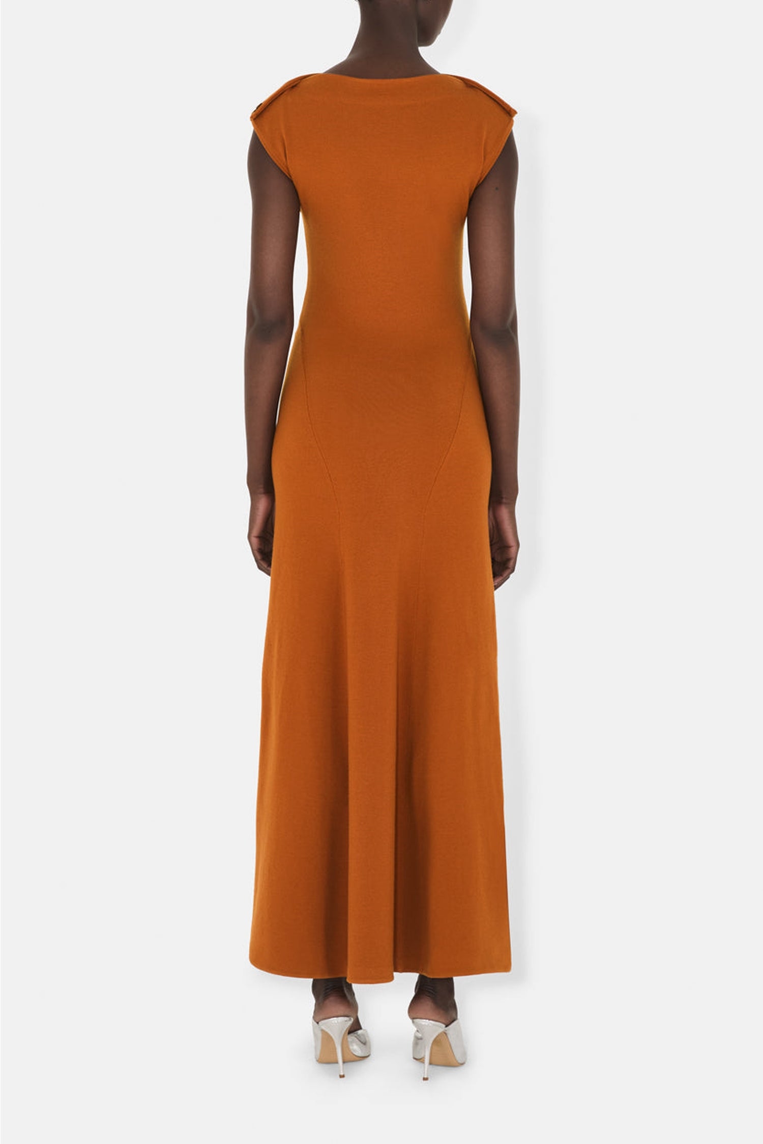 Robe Fatima en laine - Brandy