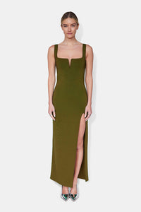 Freya Dress - Olive