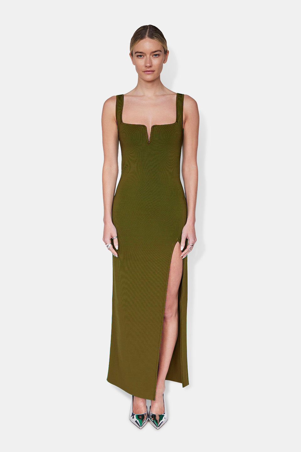 Freya Dress - Olive