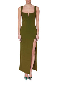 Robe longue Freya - Olive
