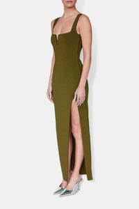 Robe longue Freya - Olive
